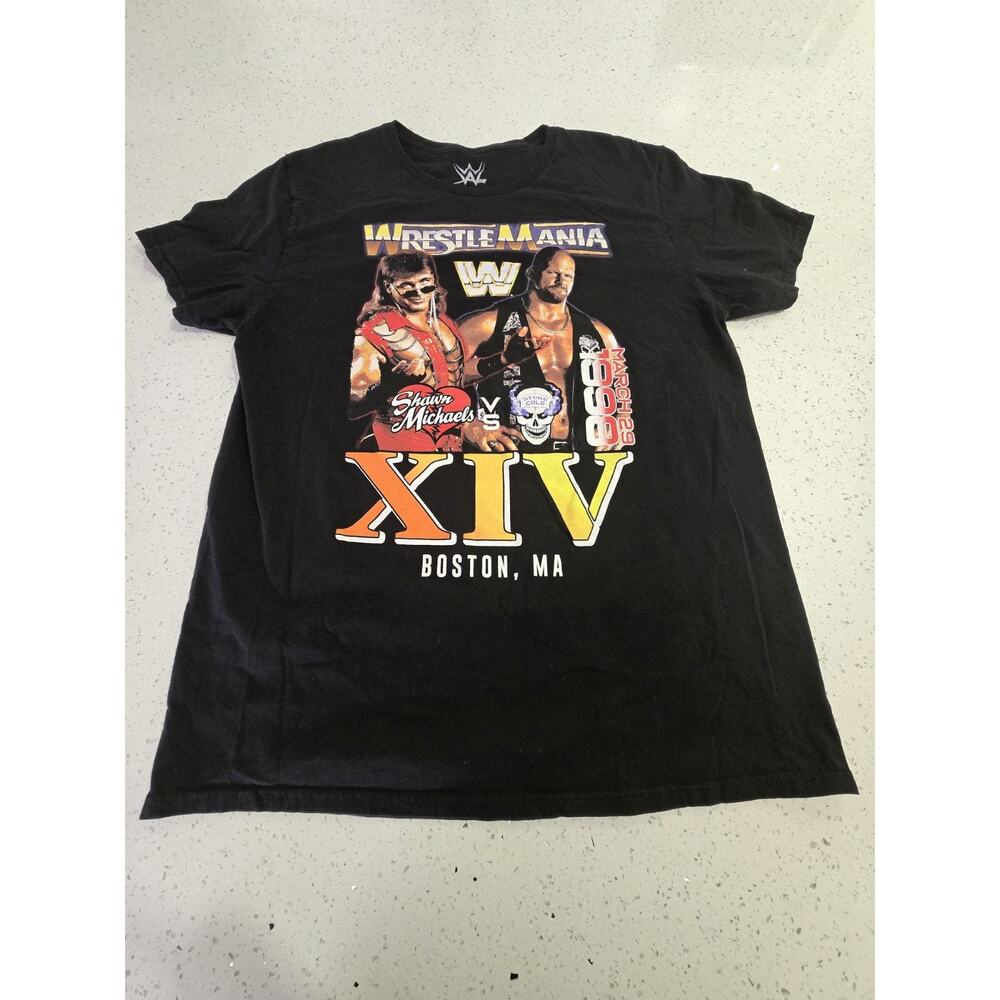 Vintage WrestleMania XIV 1998 Tee Men’s Large Stone Cold WWE Shirt